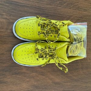 Nike Air Force Ones Yellow US 8 EU 39